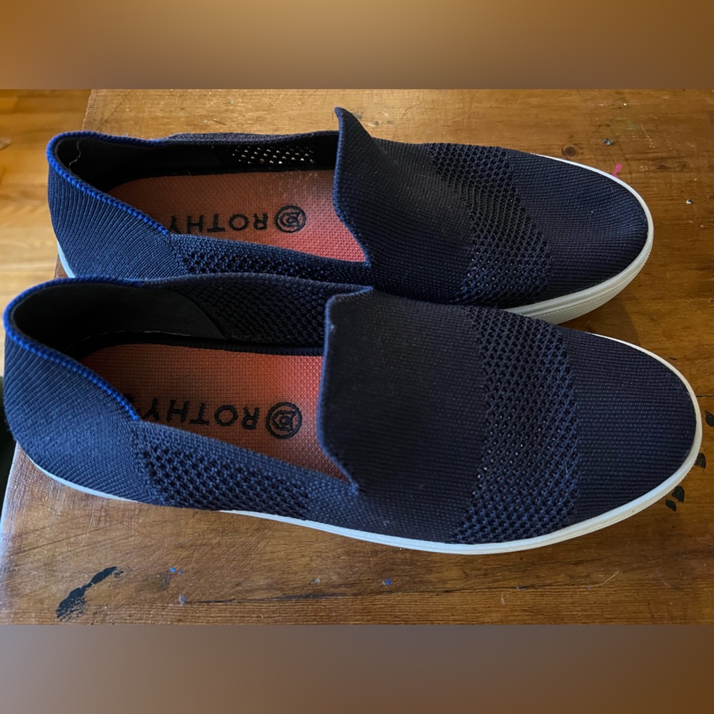 Rothy's navy sneakers